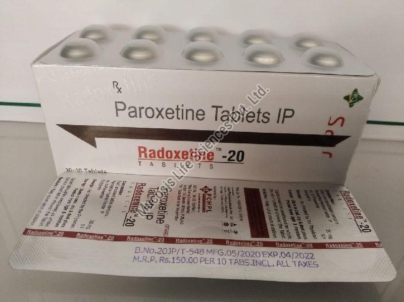Radoxetine-20 Tablets, Medicine Type